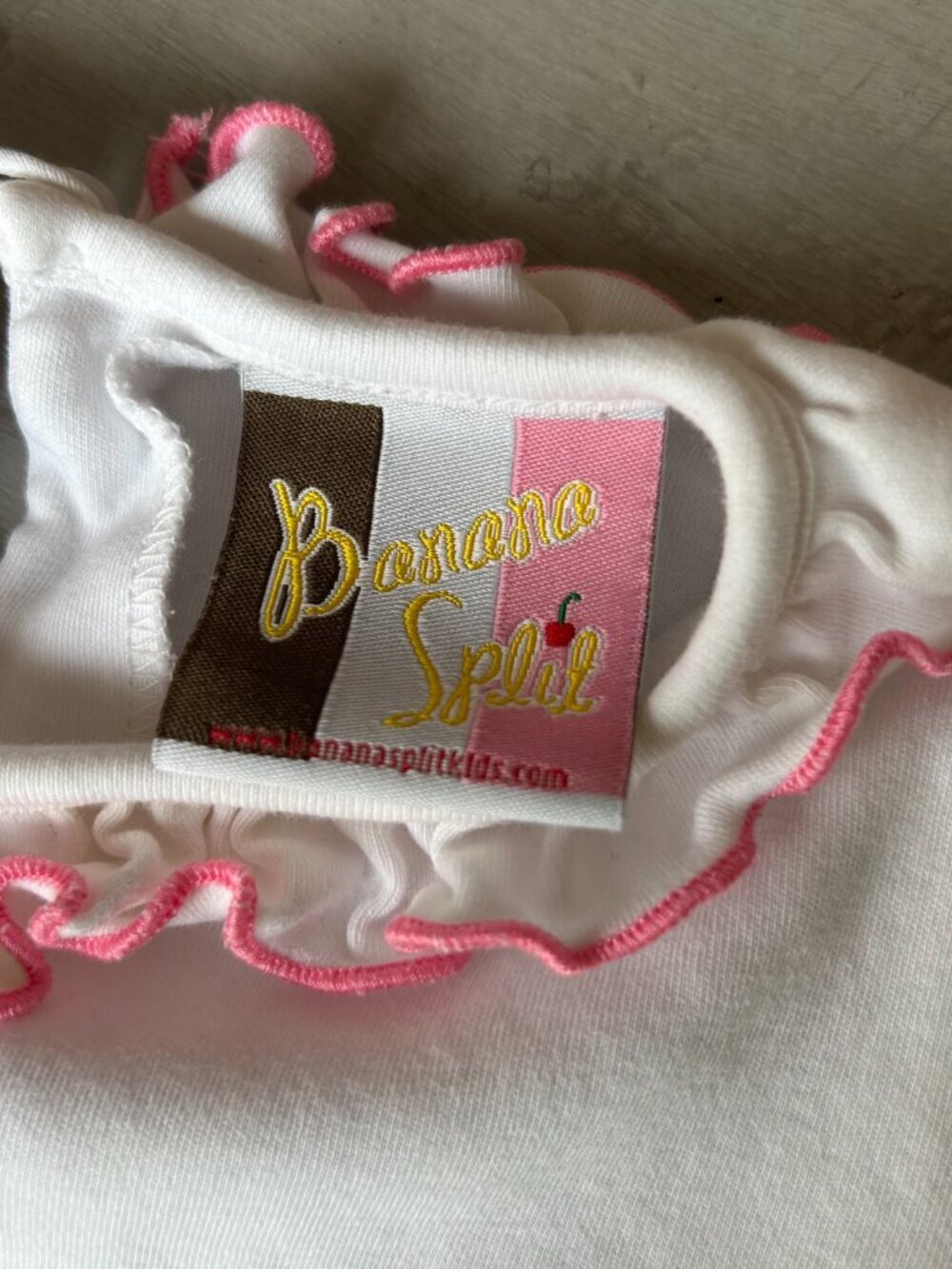 Boutique Christmas Baby Girl White Ruffle Embroidered Shirt Size 12 months - Picture 8 of 11